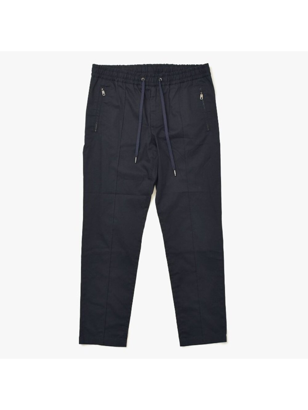 Dolce & Gabbana Drawstring Easy Pants with Zip Pocket Black Metal 48